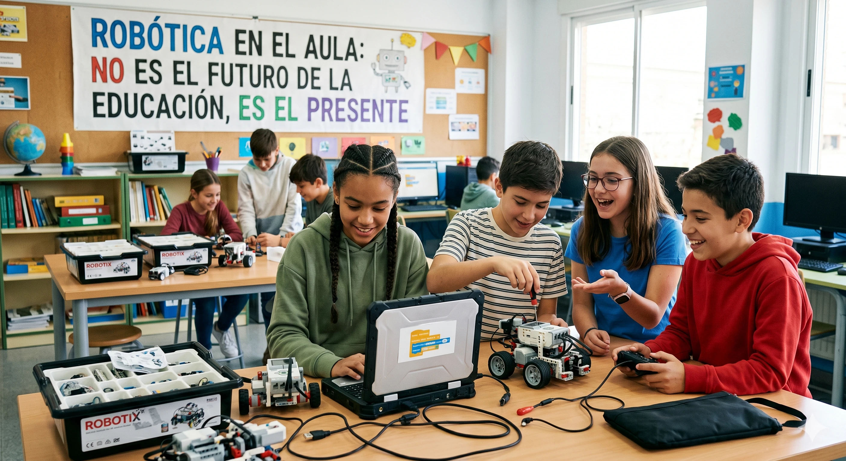 Robótica en el aula: no es el futuro de la educación, es el presente